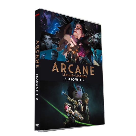 Arcane League of Legends - Season 1 & 2 - BRAND NEW (DVD)